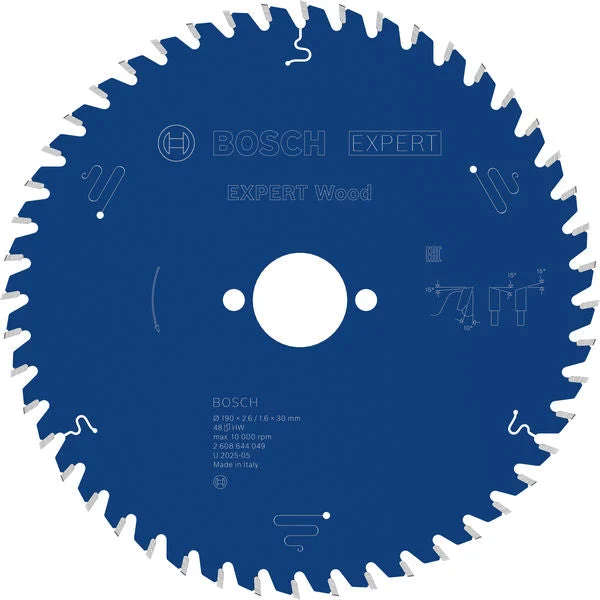 Produktbild von Kreissägeblatt EXPERT Wood 190 x 2,6/1,6 x 30 mm Z48