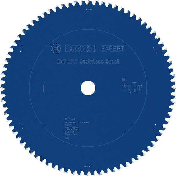 Produktbild von EXPERT Stainless Steel Kreissägeblatt, 305x2,5/2,2x25,4 mm, Z80