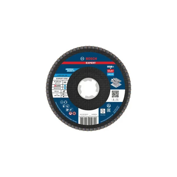 Produktbild von Fächerschleifscheibe 125 mm K60 EXPERT X782 gerade X-Lock GF T27