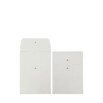 Paper invoice holders with a Japanese-style fastening 16,5x23+2x1,25cm White