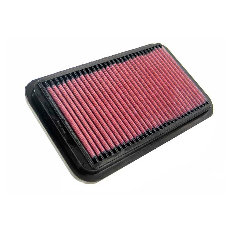 K&N, Tauschluftfilter passend für Suzuki Alto 1.1 2002-2008, Swift 1.3 (JSA) 5/2005-2010, Wagon R Plus 1.0, 1.2 1998-2008 (33-2826), Baumwolle, Rot