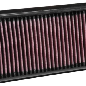 K&N, Tauschluftfilter passend für Kia Rio 1.0, 1.2, 1.4, 1.4CDi & Rio XLine 1.4, 1.6 & Stonic 1.0, 1.6CDi 2017- (33-3081), Baumwolle, Rot