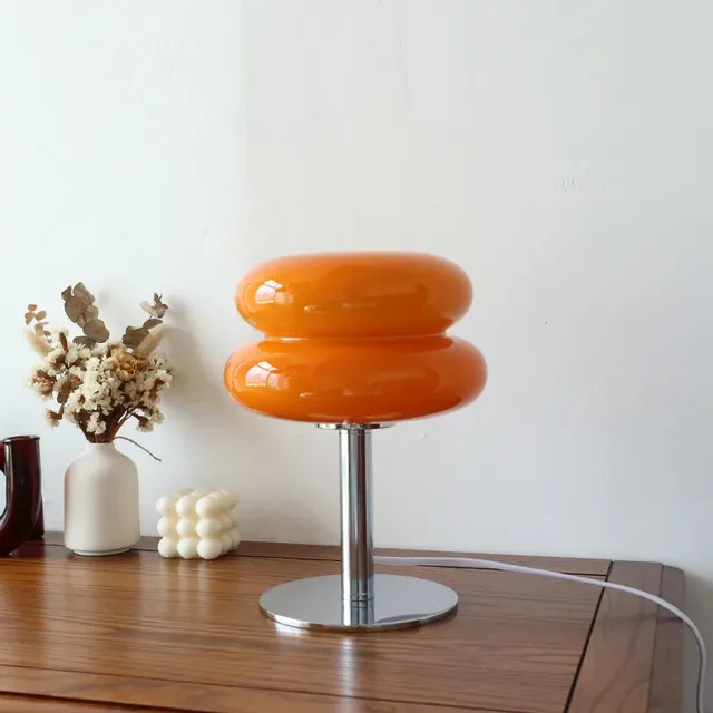 Macaron Glas Tischlampe – Moderne Stimmungsleuchte für Innenräume | Karnz