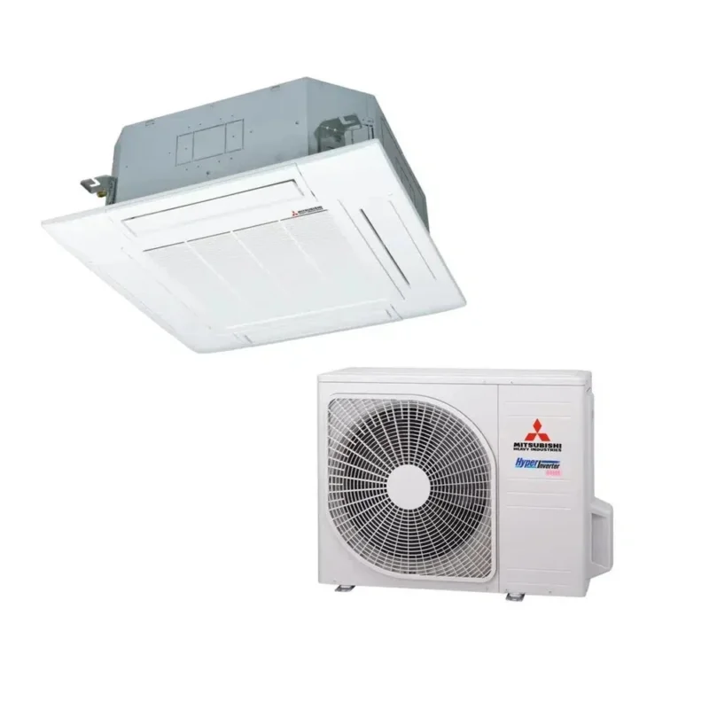 Mitsubishi Heavy - Set Deckenkassette Standardpaneel 4,0 kW - FDT40VH + Außengerät SRC40ZSX-W R32 Klimaanlage