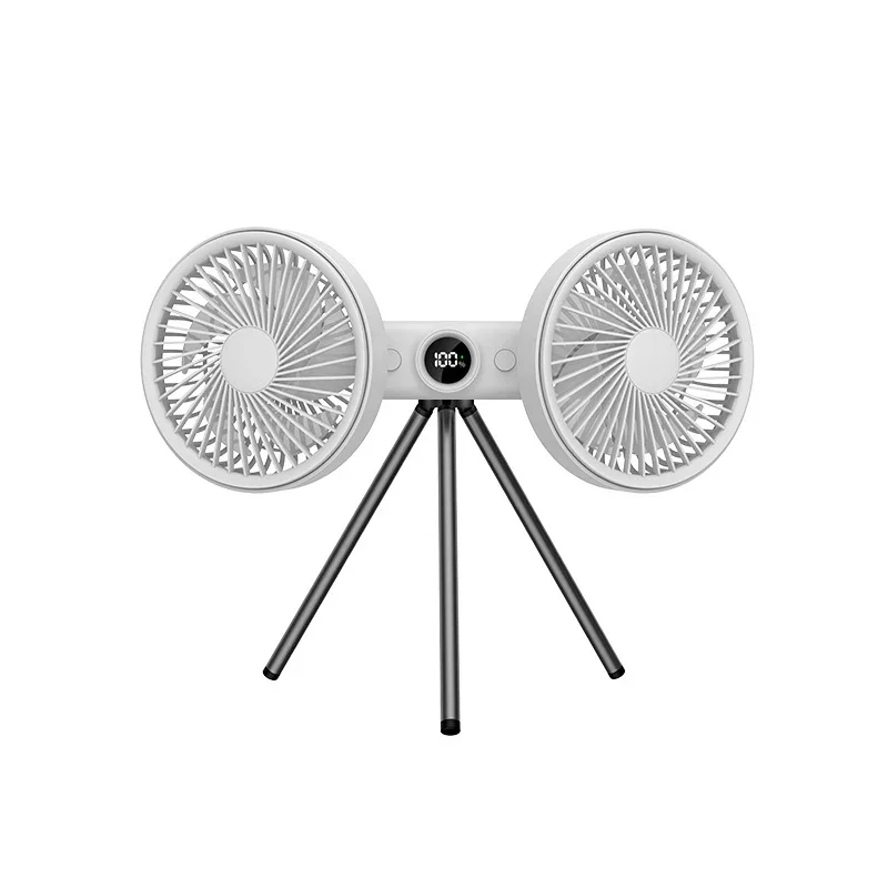 Damen Standventilator mit dualen Lüfterköpfen und digitaler Steuerung Brehn