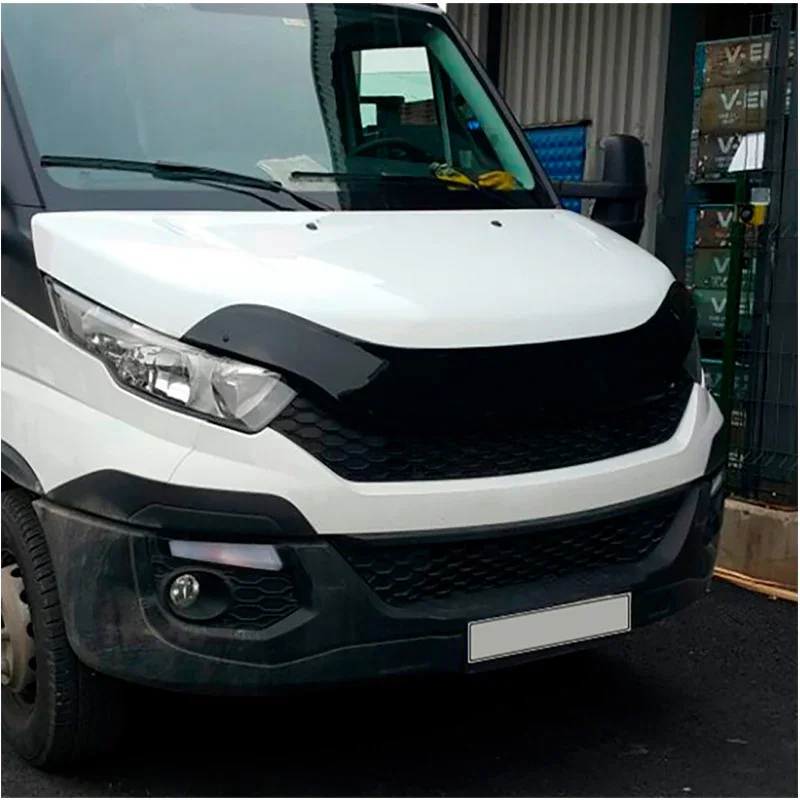 OneWay, Stoßschutz für Motorhaube, Glanzschwarz, Passt für Iveco Daily 3. generation (2014-), 'schadensresistent'