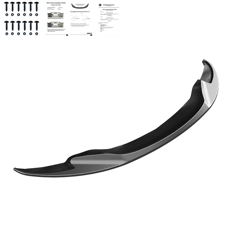 OneWay, Frontspoiler, glänzend schwarz, Passend für BMW M3 E92 Coupe/E93 Convertible 2007-2013, Version 2