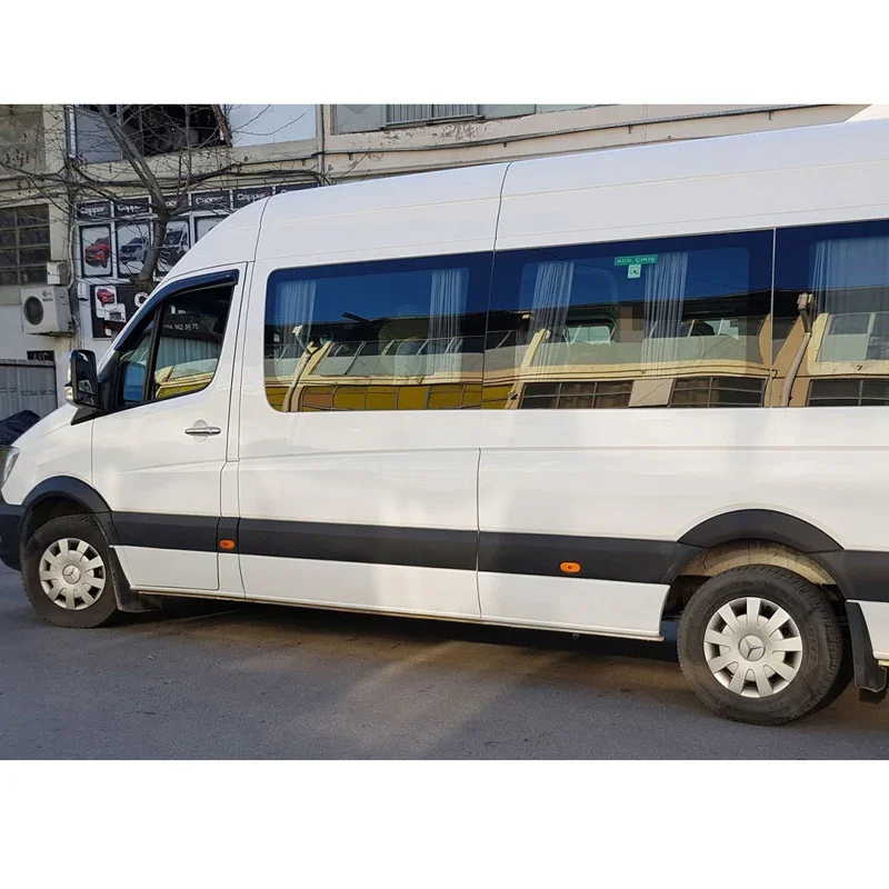 OneWay, Radlaufverbreiterungen, Matt schwarz, Passt für Mercedes Sprinter W906 (2006-2013), 'ABS' – 4 Teile