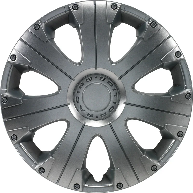 AutoStyle, Satz Radzierblenden Racing 16-Zoll Silber, ABS