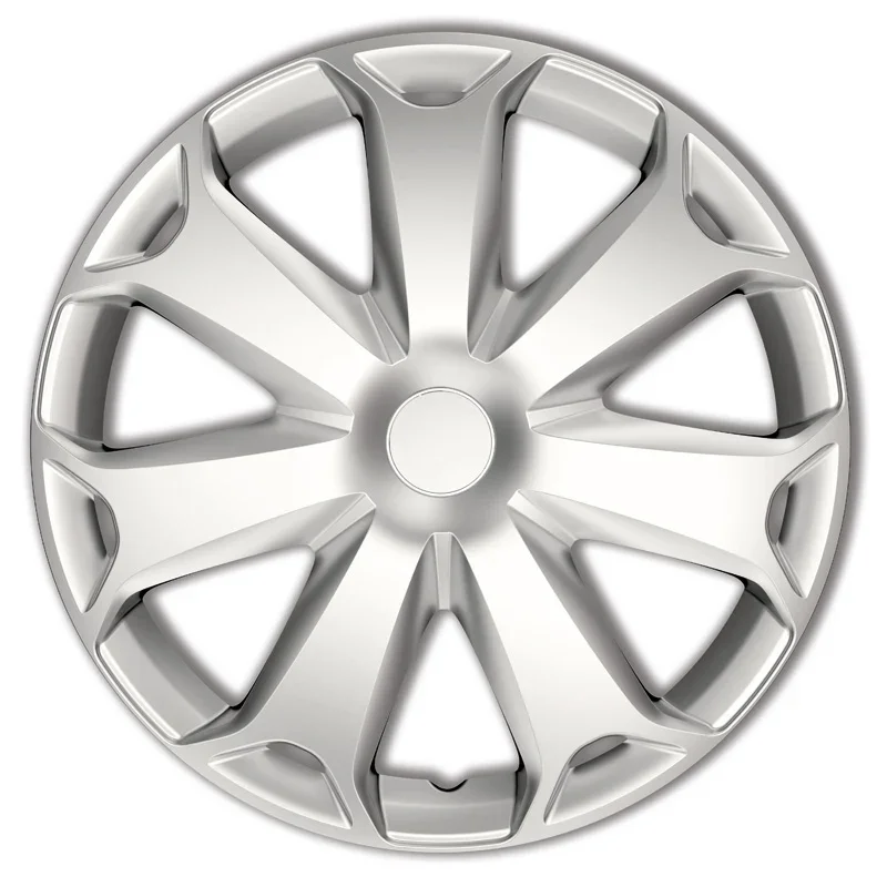 AutoStyle, Satz Radzierblenden Mega 14-Zoll Silber, ABS