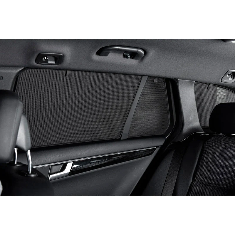 Car Shades, Satz (Hintertüren) passend für Ford Kuga III 2019- (2-teilig), Textil, Schwarz