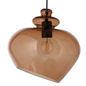 Pendelleuchte | Pendelleuchte | "Grace" M - Bronze Glass (NN) - von Frandsen online kaufen bei LIVINGforme.