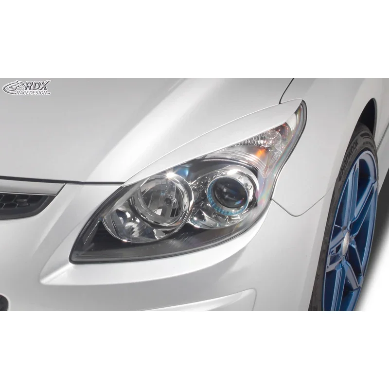 RDX Racedesign, Scheinwerferblenden passend für Hyundai i30 FD/FDH 2007-2012 (ABS), Unlackiert