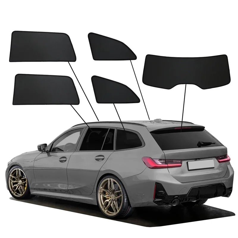 SunClip, Sonnenschutz & Sonnenschutz, passt für BMW 3-Serie G21 Touring (2019-)