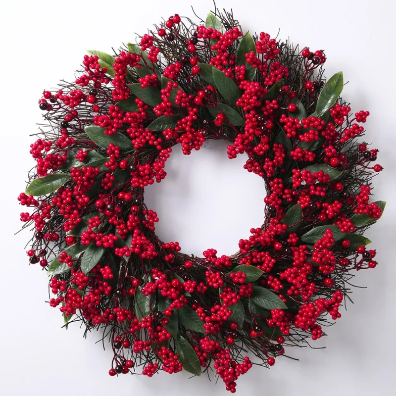 Brehn | Rote Beeren Weihnachtskränze