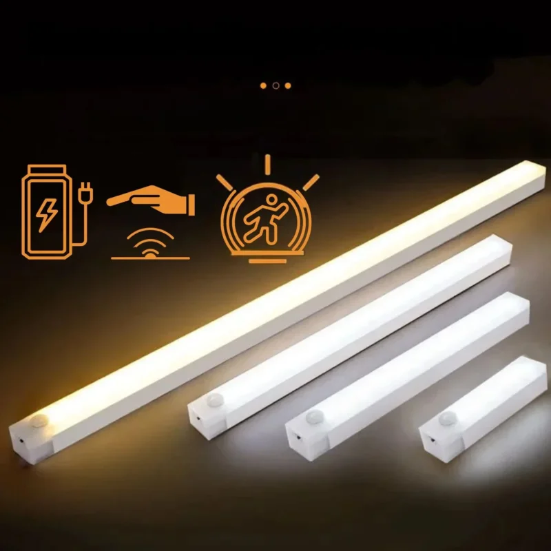 Brehn | SenseLite Motion LED | Wiederaufladbares Sensorlicht mit Magnetbefestigung | Warmweiß | Für Schrank, Bett & Flur