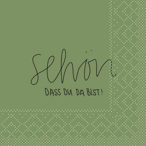 Tissue-Serviette-Schoen_dass_du_da_bist-oliv_99042.jpg