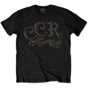 Band Shirts Creedence Clearwater Revival CCR T-Shirt Schwarz