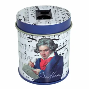 Bleistiftspitzer-Runddose Beethoven/Mozart - Musik-Ebert Gmbh