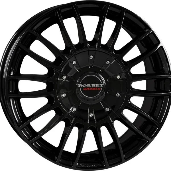 Aluminiumfelge Borbet CW3, black glossy, 18" für Fiat Ducato mit Light-Chassis ab Bj. 2006/07