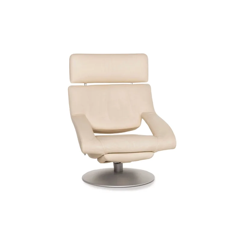 de Sede DS 255/11 Leder Sessel Creme Funktion Relaxfunktion #13189