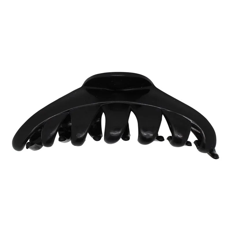 Design Hair Claw Modell Style 10 cm – Schwarz – Haaraccessoires | Fashiongirl