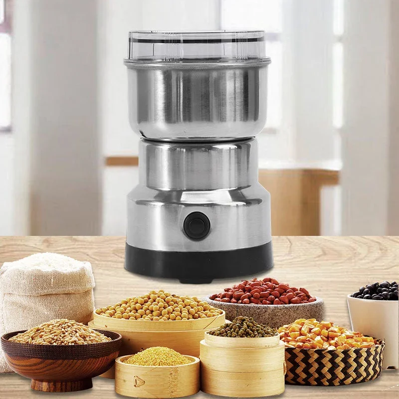 KeukenMaestro Lebensmittelmühle – Elektrische Gewürz- und Kaffeemühle 300 ml | Karnz