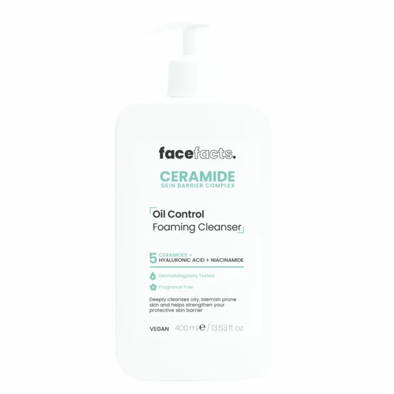 Face Facts Ceramide Oil Control Foaming Cleanser 400ml