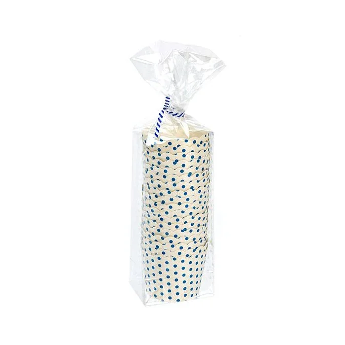 Block Bottom Bags Super Clear 6.4x5.1x24.8cm
