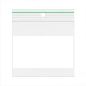 Grip Seal Bags with Write-on-Panel/Hang Hole 6x8cm PE 50 micron Bargain! (1.000 pieces)