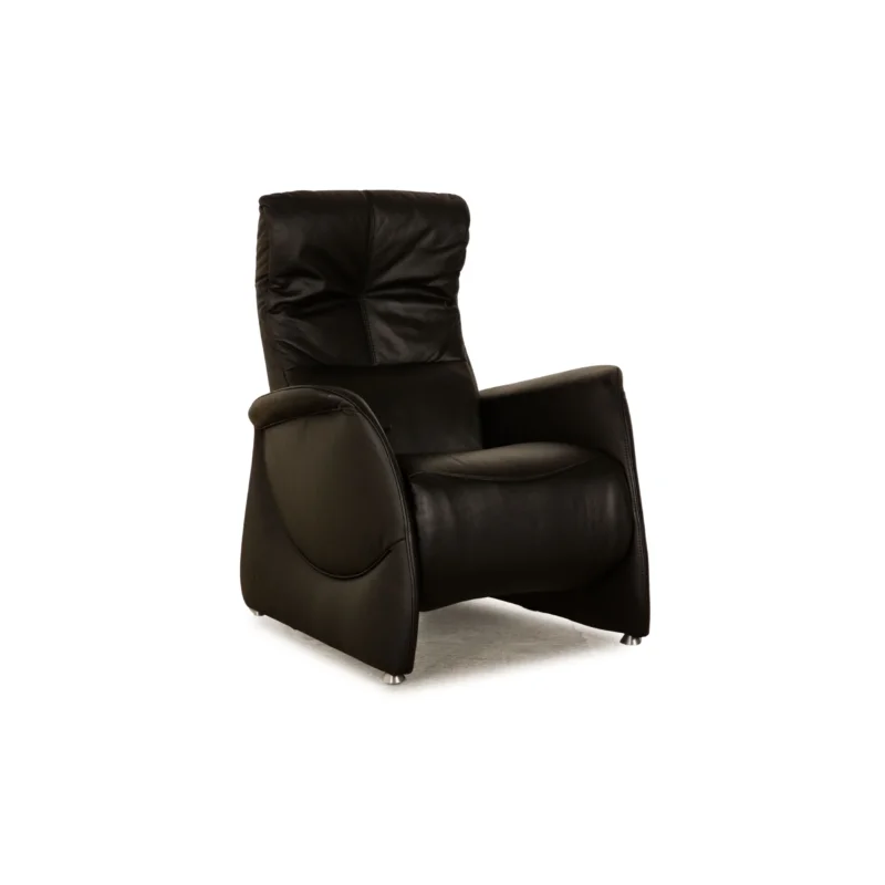 Himolla Cumuly Leder Sessel Schwarz