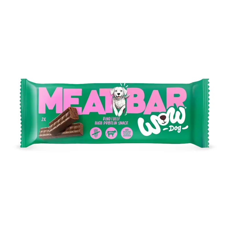 Wow Hundeleckerli Meat Bar – Rind, 40g Hundeleckerli