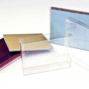 Plastic Gift Boxes 9.5x1.5x13 cm Crystal Clear