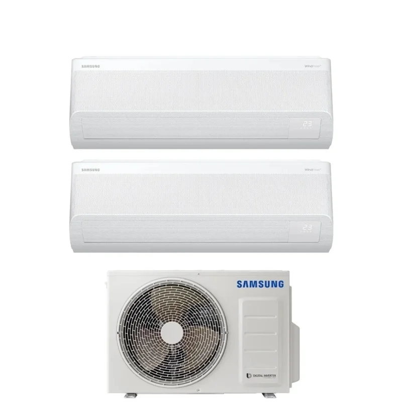 samsung condizionatore samsung dual split windfree avant s2 718 con aj068txj3kg r 32 wi fi integrato