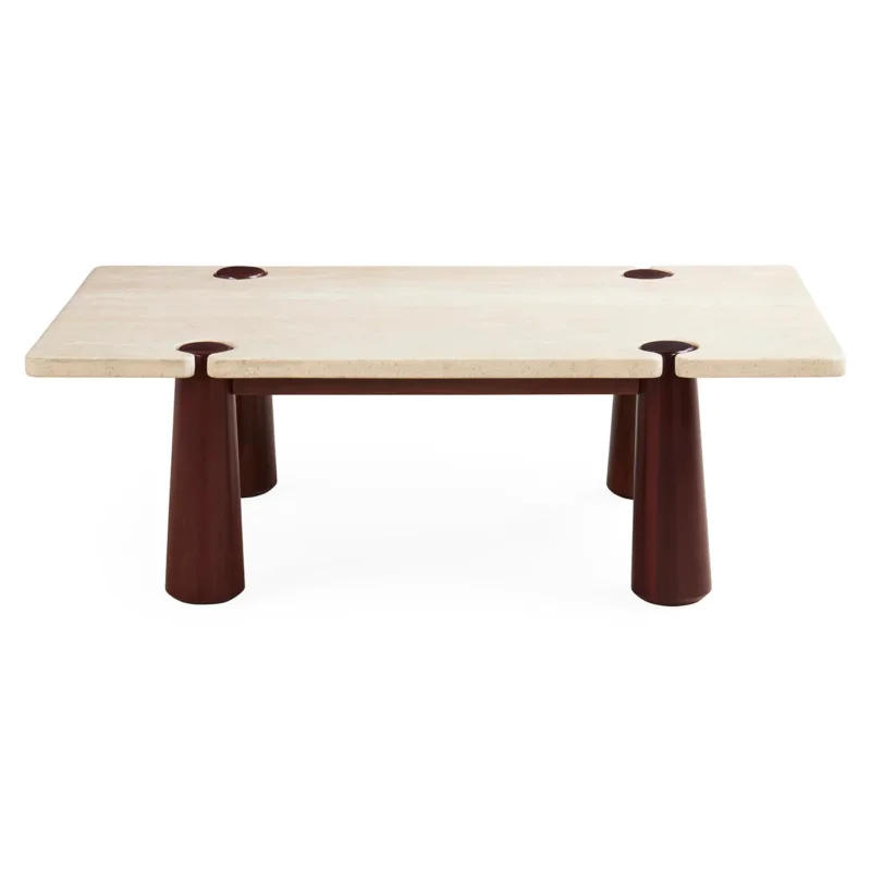 Jonathan Adler Travertin-Couchtisch Ipanema