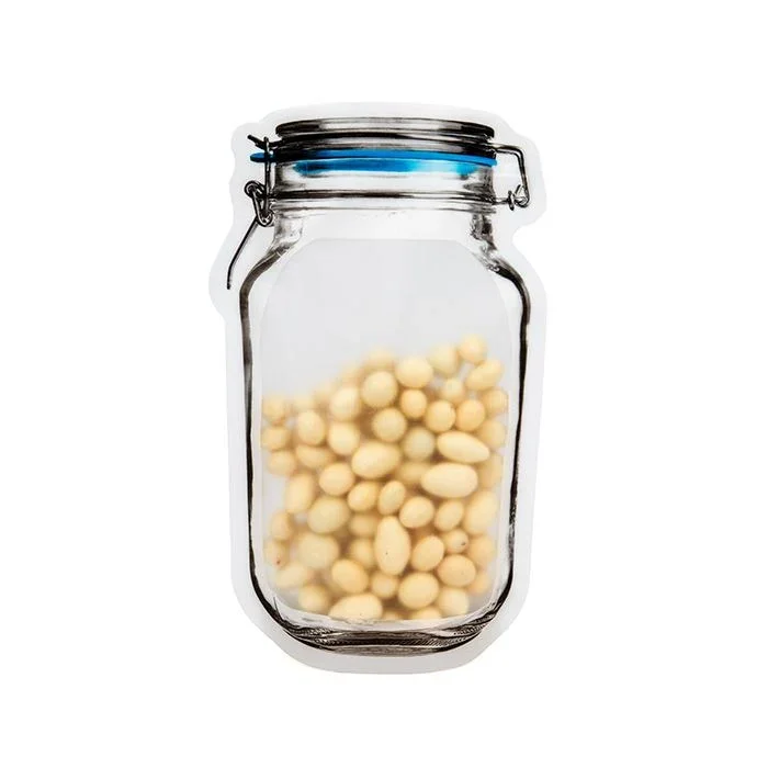Stand Up Pouch Clamp Lid Jar 14,9x6,7x24,3cm