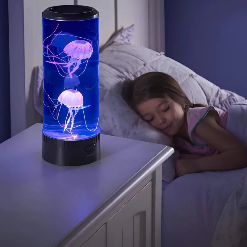 Ozeanträume | Beruhigende LED Qualle Tischlampe