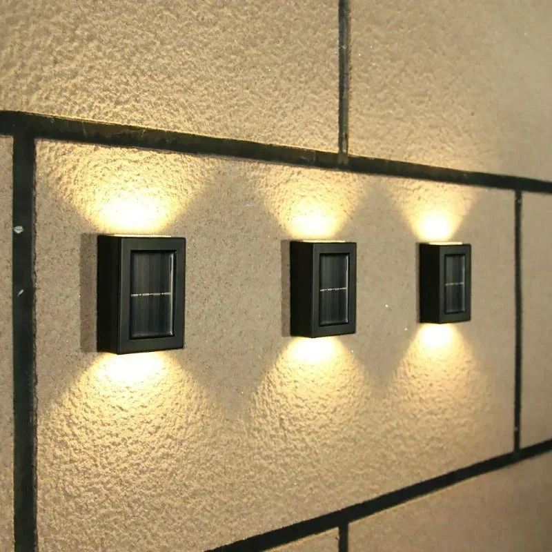 Karnz | SolarGlow Luxe Solar-Wandlampen – Kabellos, Stilvoll & Bereit Für Hitze Abende