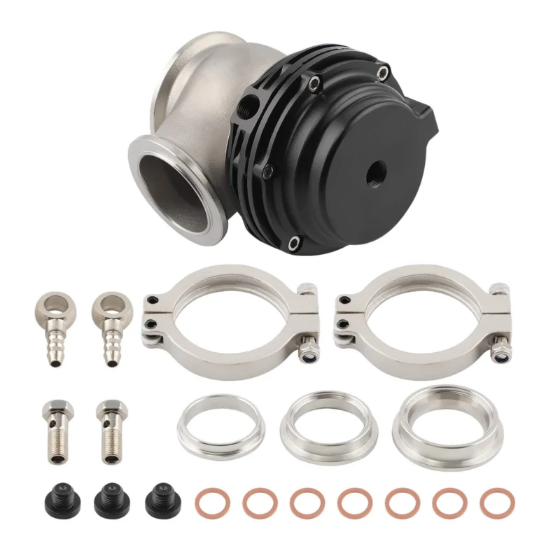 New 38mm Wastegate Set kompatibel für Honda TIAL MVS 38 mm mit V-BAND und FLANGES MV-S Neu