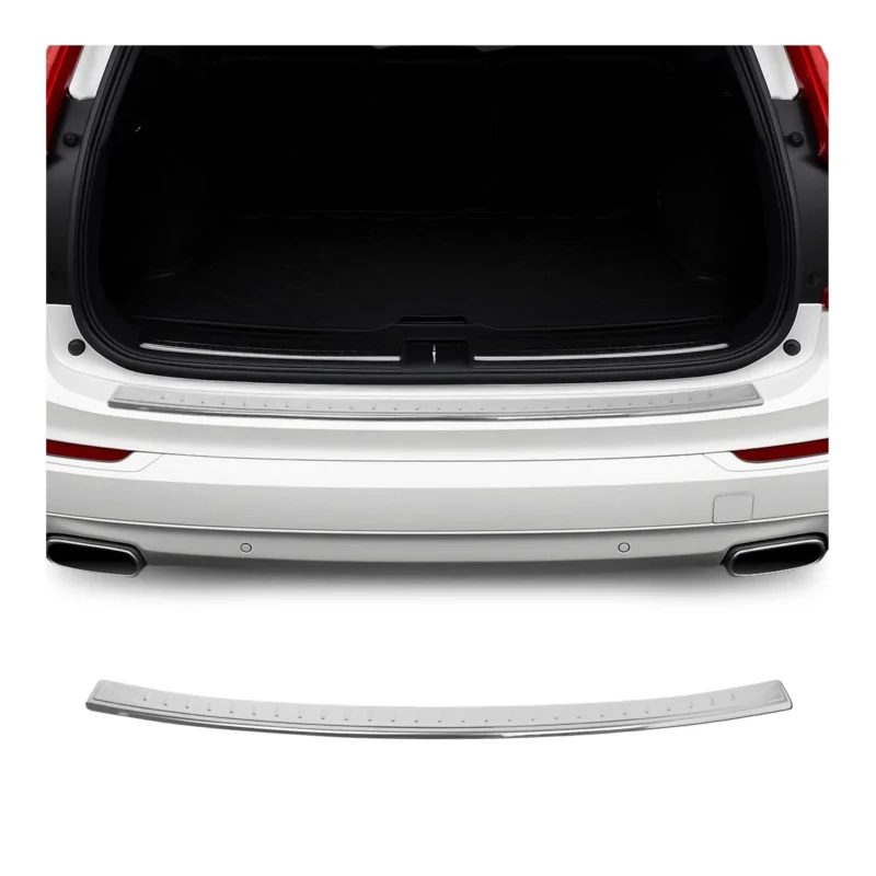 Ladekantenschutz Stoßstangenschutz für Volvo XC90 II 2015-2026 Edelstahl Chrom