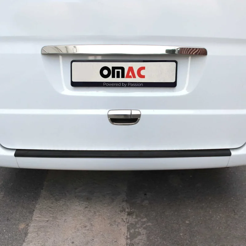 Ladekantenschutz Stoßstange für Mercedes Vito W639 2003-10 Pre-FL Acryl schwarz