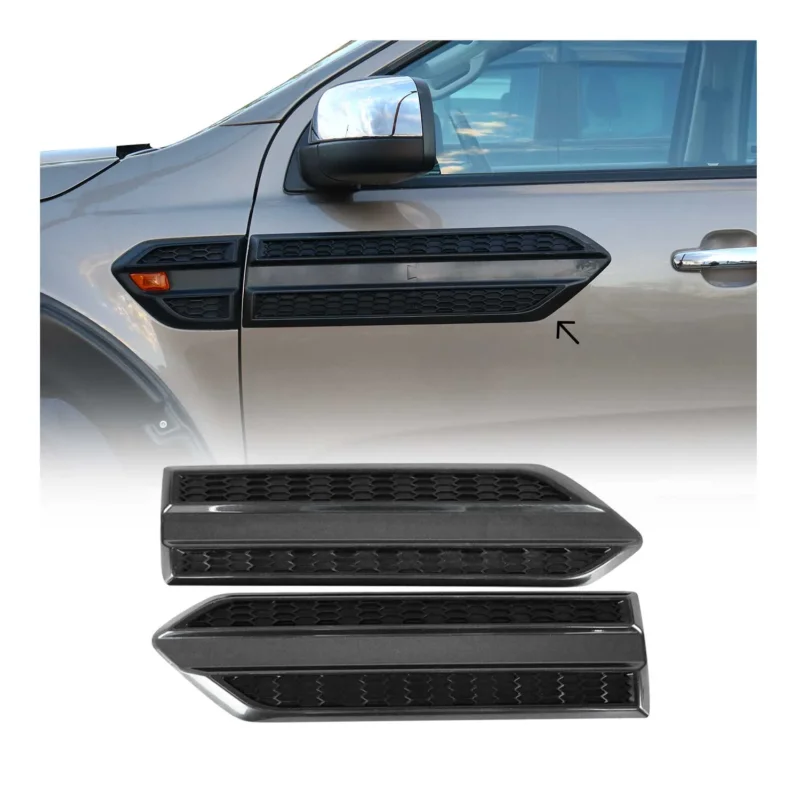 Seitentürleiste Türschutzleiste für Ford Ranger T6 Wildtrak FL 2015-2022 ABS 2x