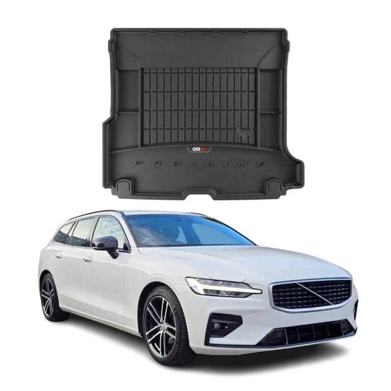 OMAC Gummi Kofferraumwanne für Volvo V60 2019-2026 TPE Laderaumwanne Schwarz