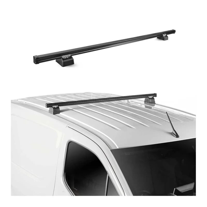Dachträger für VW Caddy 2020-2026 H1L1 1-Träger Stahl Schwarz