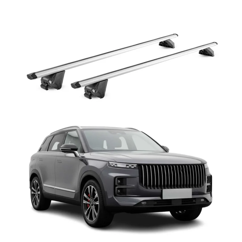 Dachträger für Jaecoo 7 2024-2026 100kg Aluminium Silber 2x ABE
