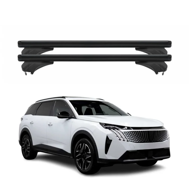 Menabo Dachträger Grundtäger für Peugeot 5008 III 2024-2026 Aluminium Schwarz 2x