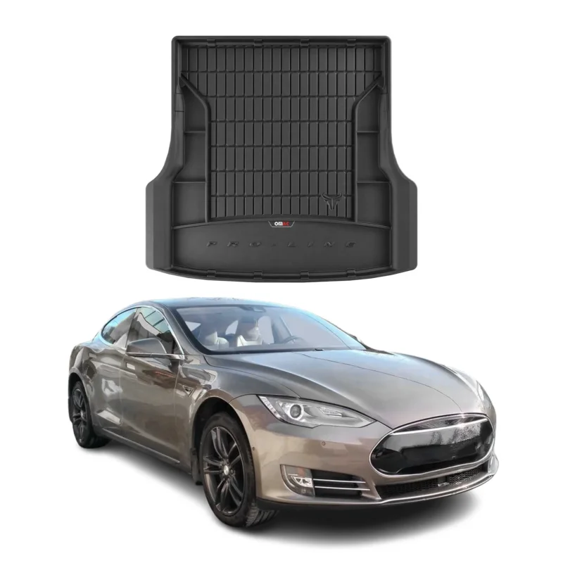 OMAC Gummi Kofferraumwanne für Tesla Model S 2013-2026 Obere TPE Laderaumwanne