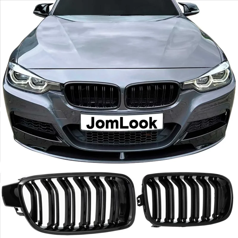 JOM Kühlergrill Kühlergitter für BMW F30 F31 2011-2019 schwarz 1tlg
