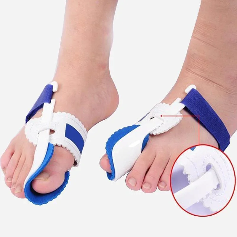 Brehn | Orthopädischer Hallux Valgus Korrektor (nachts tragen) - Verstellbar für mehrere Fußgrößen