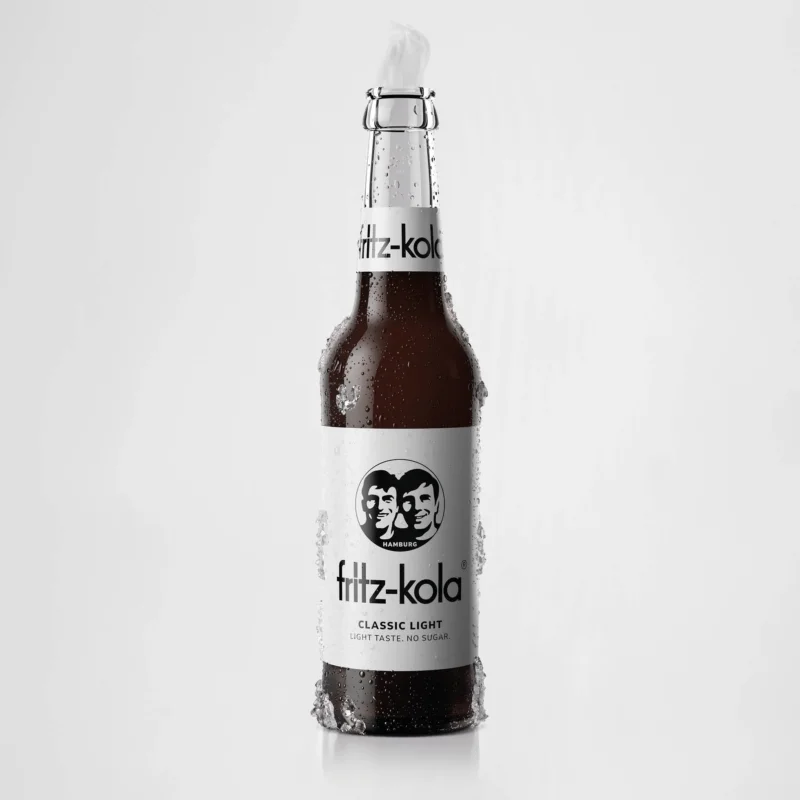 fritz-kola Classic Light 0,33 l — Mehrweg-Glasflasche